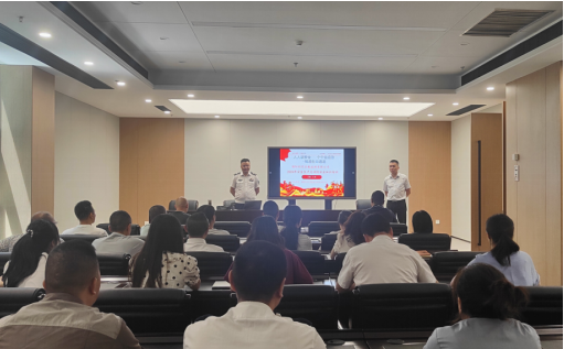 “以练备战，筑牢安全防线” 会展旅游公司开展“安全生产月”主题宣讲和消防、防汛应急演练
